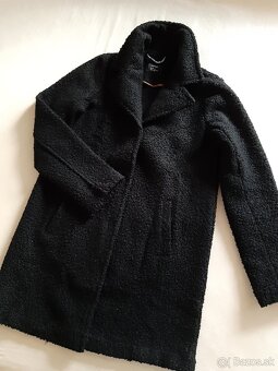 Dámsky čierny kabát - 2