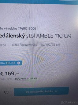 Jedálenský stôl - 2