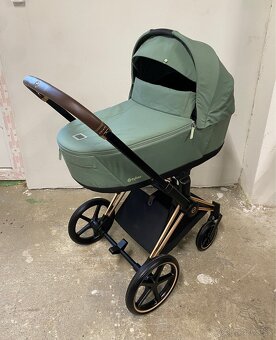 Kočík Cybex Priam Rosegold Leaf Green - Trojkombinácia - 2