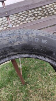 Predám 3ks letné pneu 205/55 R 16 Continental - 2