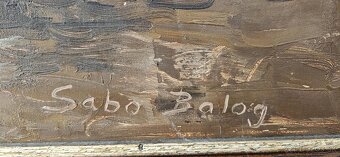 Predam obraz od maliara Sabo Balog - 2