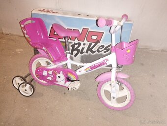 Predám bicykel 12'' Unikorn, pre deti z výškou 87-110 CM. - 2