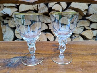 Retro/vintage sklenená a krištáľová zbierka – 17 ks - 2
