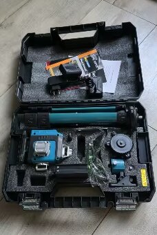 16Lines 4D laserová samonivelačná vodováha kufor, statív - 2