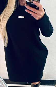 Damske voľne talianske šaty black - 2