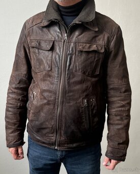 Pánska kožená bunda - 2