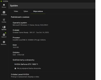 Herný notebook Lenovo - 2