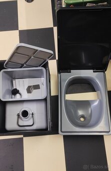 NOVÁ PRENOSNÁ TOALETA+ STAN - 2