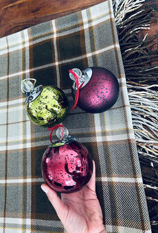 Vianočné sklenené gule - 2