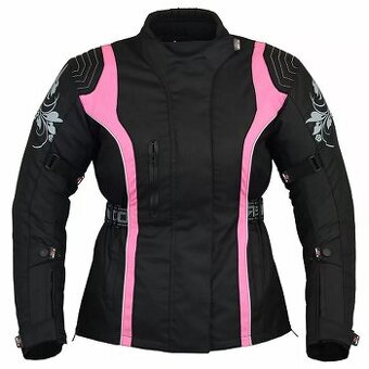 Moto Dámska Bunda Vodeodolná Textilna Nová Ornament - 2