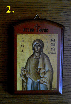 Drevené grécke ikony zo Svätej hory Athos - 2
