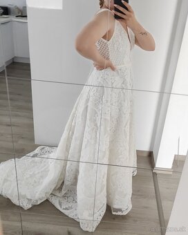 Svadobné šaty zn.Eva Lendel - 2