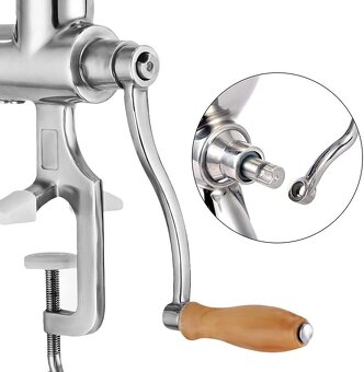 Nový mechanický nerezový lis/odšťavňovač na zeleninu a ovoce - 2