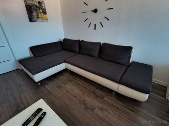 Rohová rozkladacia sedačka s úložným priestorom - 2
