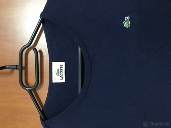 LACOSTE originál kráľovská Modra/damske tricko S/M - 2