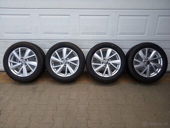 Orig. sada Audi, VW, Škoda, Seat 5x112 R17 + pneu 215/55 R17 - 2