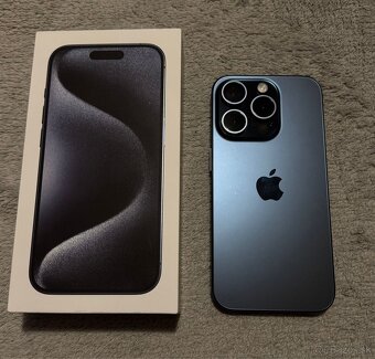 iPhone 15 Pro, Blue Titanium 256GB - 2