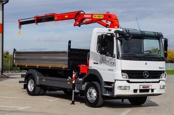 MERCEDES ATEGO 1222 TROJSTRANNÝ SKLÁPAČ HYDRAULICKÁ RUKA EU4 - 2