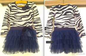 Predám 12x dievč. šaty +1 tričko +9 legín +2x pančušky - 2