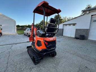 Minibager s motorom Kubota váhovej kategórie 1500 kg - 2