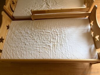 Detská posteľ 2 kusy rozmer 140cm na 70cm - 2
