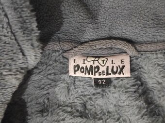 Teplá mikina POMPdeLUX svetlošedá - 2