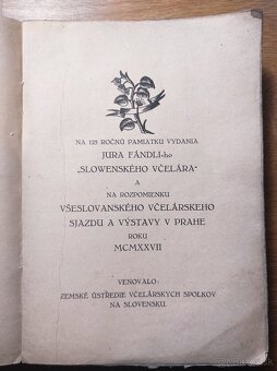 Kniha o včelárstve pamätnosti včelárstva slovenského - 2