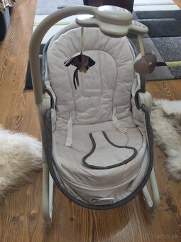 Kresielko vibračné Tiny Love Lehátko 3v1 Rocker Napper Denim - 2