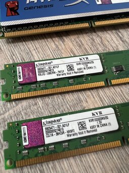 4× DDR3 desktop RAM moduly - 2