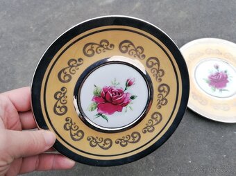 Predám porcelánové podšálky Ruža - 2