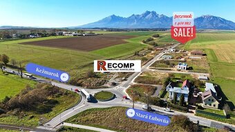 Na predaj pozemok pre RD 1.401 m2 v novej lokalite, Sp. Belá - 2