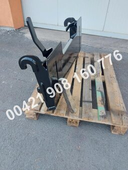 Nový adaptér, redukcia traktor, čelný nak / bobcat, jcb, cat - 2