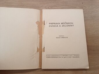 Príprava múčnikov ovocia a zeleniny cca rok 1945 - 2