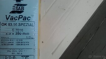 predam elektrody ESAB OK 53.16 SPEZIAL 7016 priemer 2,5mm - 2