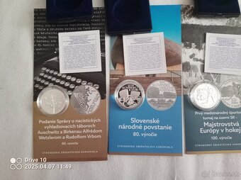 Predám tieto 3 prekrásne 10€ proof - 2