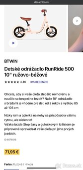 Odrážadlo BTWIN 10” - 2