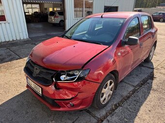 DACIA SANDERO 1,2 55 KW,ROK 2013,NAJ 108 TKM,DOHODA - 2