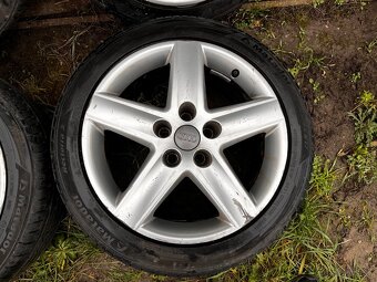 Alu disky 5x112 r17 + NOVÉ letné pneu 225/45 r17 - 2