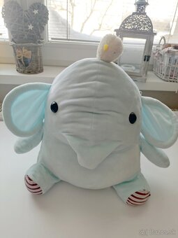 Plyšový cestovný sloník s dekou - 2