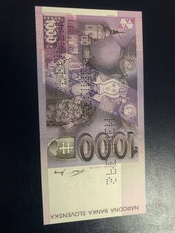Predám 1000 Sk Specimen - 2