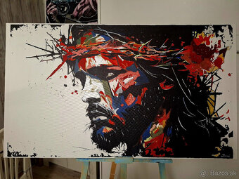 Veľký obraz Ježiša, veľkosť 120cm x 70cm - 2
