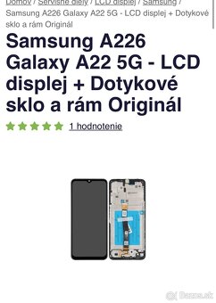Samsung A226 Galaxy A22 5G Originál - 2