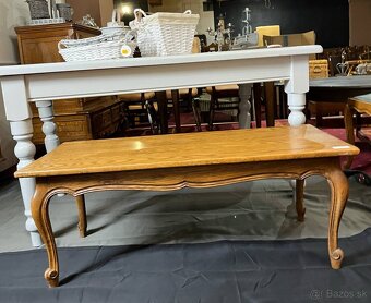 konferencny stolik, drevo, v 42 cm, d 109 cm, s 49 cm - 2
