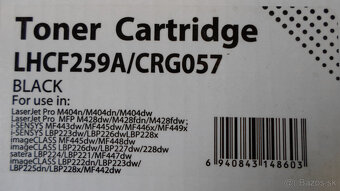 ♦️ TONER ♦️ CRG-057 ♦️ do  HP tlačiarní ♦️ - 2