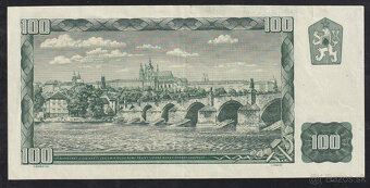 100 Kčs 1961 vzácna séria X 14 - 2