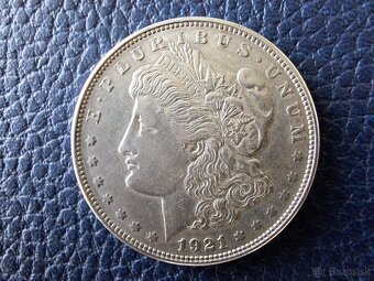 Strieborné mince Morgan dollar a Mexiko - 2