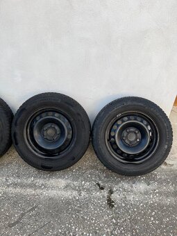 Zimné CONTINENTAL 195/65 R15 + disky VW / Škoda - 2