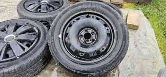 15" disky 5x100 + Continental 195/55 R15- Škoda, VW, Audi - 2
