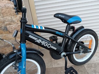 Detský bicykel Amigo BMX 12" modrý - 2