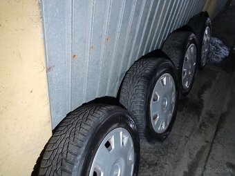 Predám zimnú sadu pneumatík 195/65 R15 rozteč 5x108 - 2